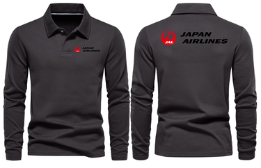 JAPAN AIRLINES LONG SLEEVE POLO 1